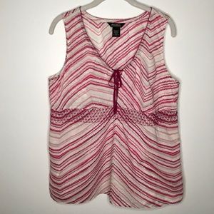 Eddie Bauer 100% Cotton Voile Flowy Tank